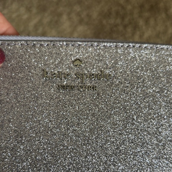 Kate Spade Sparkling Silver Wristlet - Picture 2 of 3